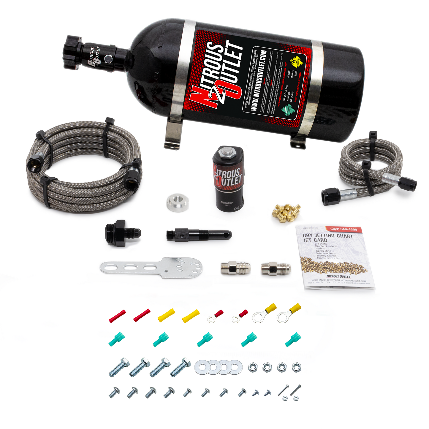 Nitrous Outlet Dry Single Nozzle Boost-N-Juice System (35-200 HP)