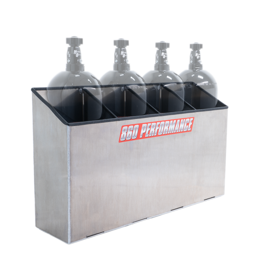 860 Performance 20lb Bottle Rack - 4 Bottles / Raw Finish