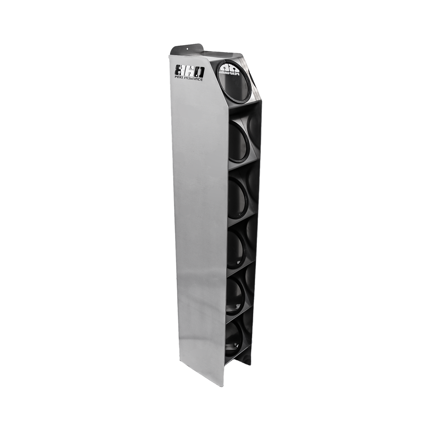 2.5lb Nitrous or CO2 Bottle Holder- 6 Bottles / Raw Finish