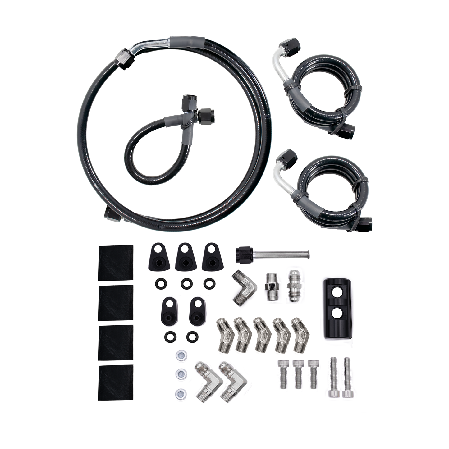 860 Performance LSX Universal Steam Vent Kit – Stainless Steel Braided Hose