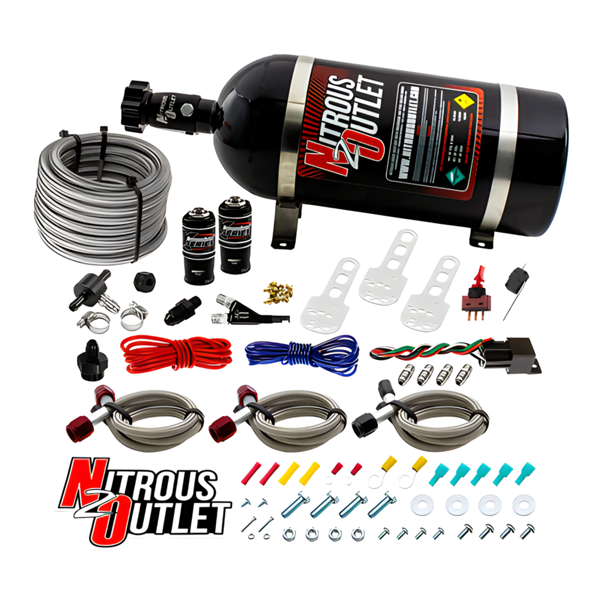 X-Series Universal EFI Single Nozzle System with Bottle Upgrade X-Series Universal EFI Single Nozzle System with Bottle Upgrade