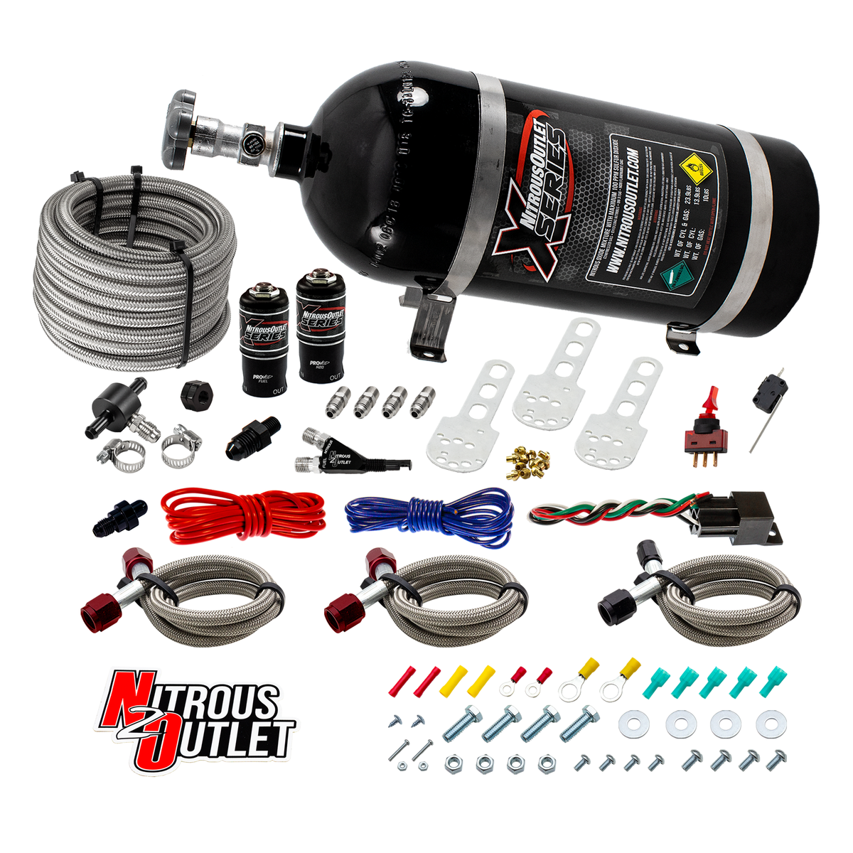 X-Series Universal EFI Single Nozzle System [200HP] – Nitrous Outlet