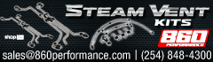 Steam Vent kits by 860 Performance