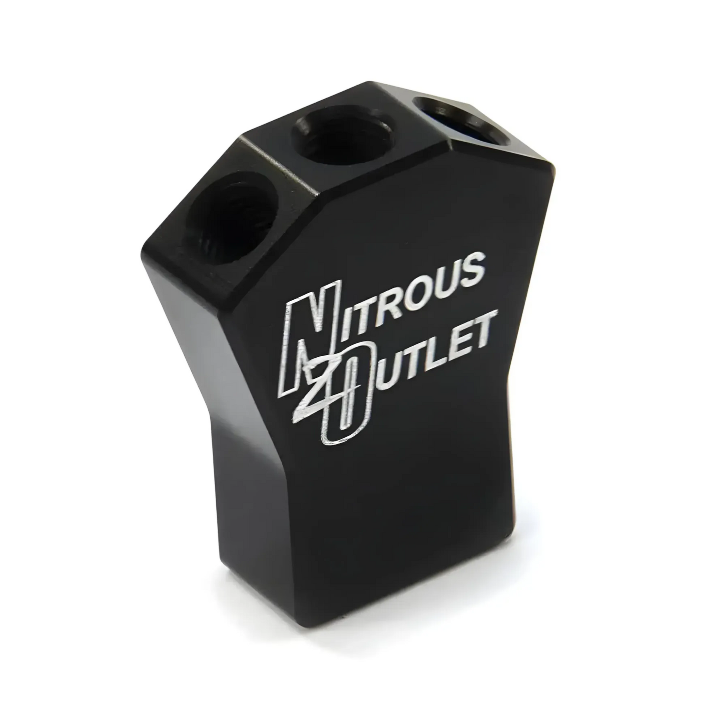 Powersports 1 In 3 Out Distribution Block (1/8" NPT Inlet,5-16/24" Outlets)