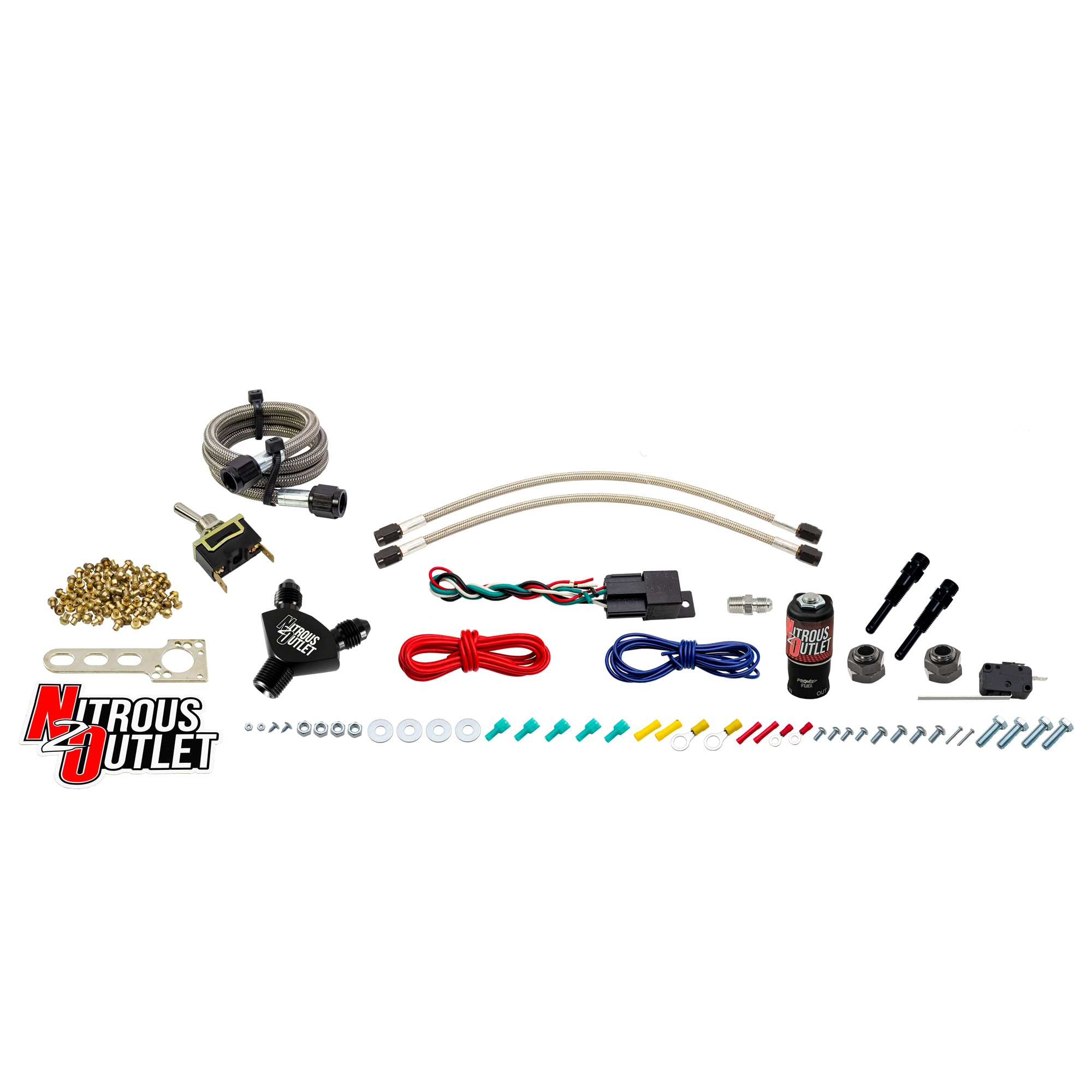 Powersports EFI Twin Cylinder Dry Nozzle System [200HP] – Nitrous