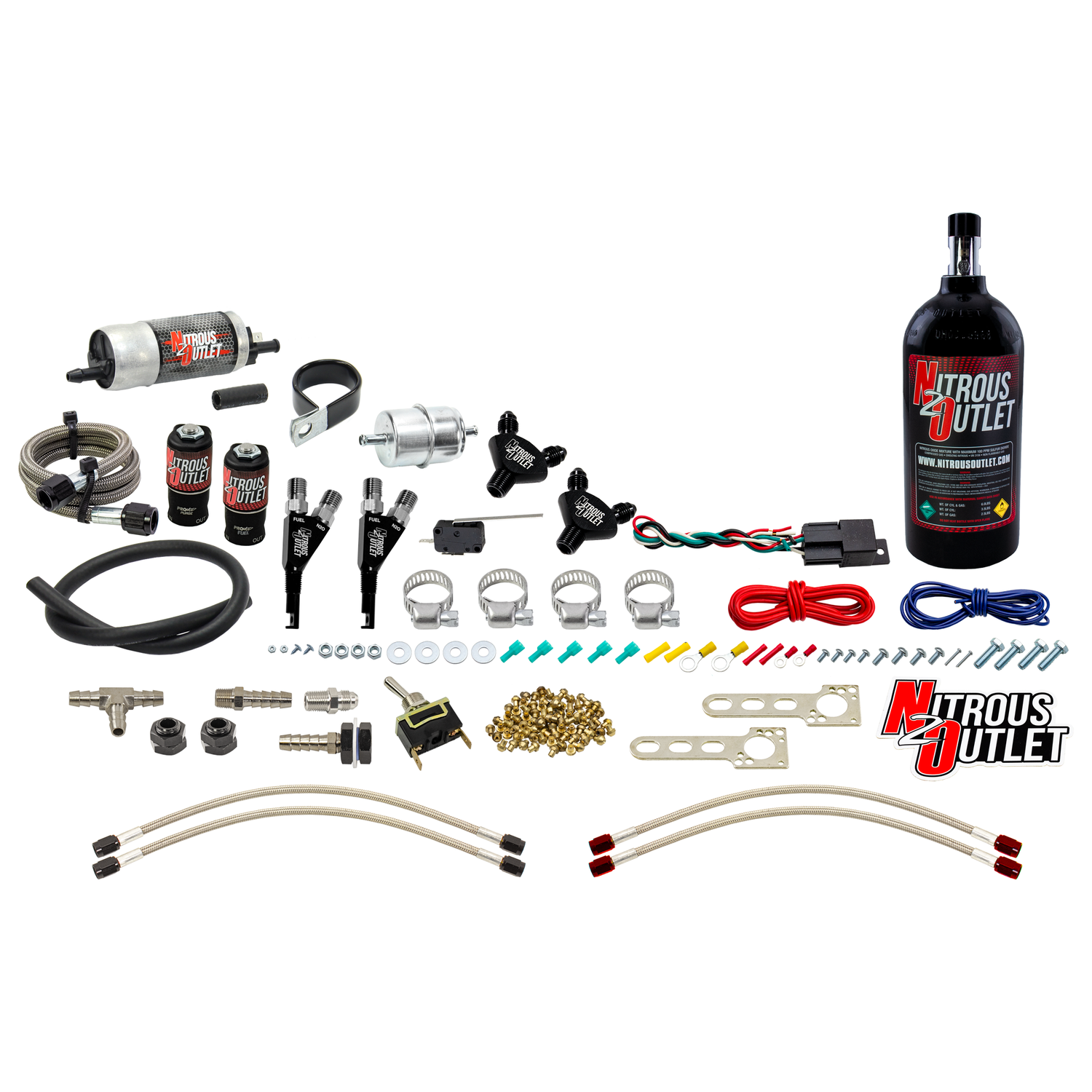Powersports Carbureted Twin Cylinder Nozzle System – Nitrous Outlet Powersports Carbureted Twin Cylinder Nozzle System – Nitrous Outlet