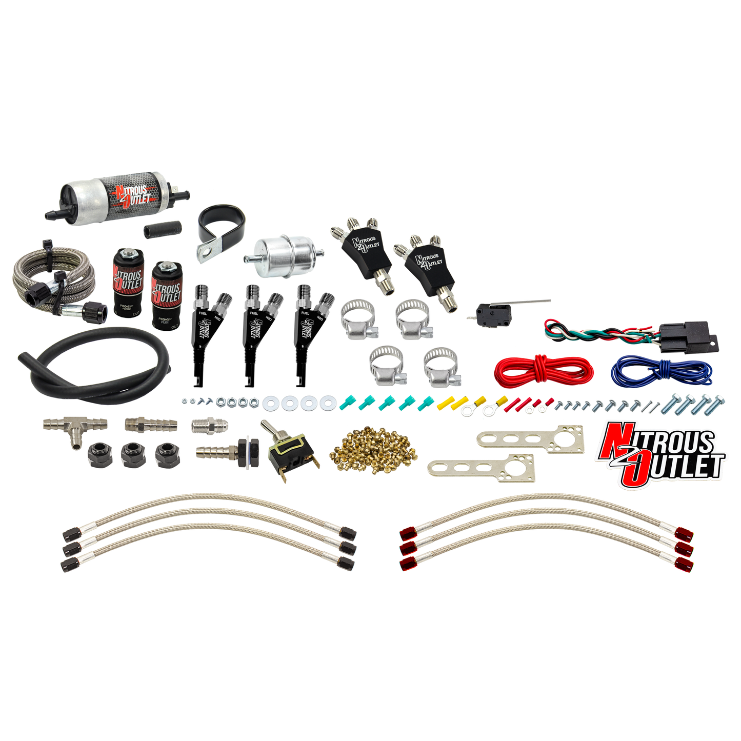 Powersports Carbureted Three Cylinder Nozzle System