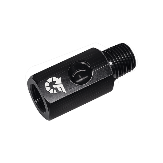Flo Supply 1/4" NPT Male Swivel To 1/8" NPT Female Adapter With 1/8" NPT Port