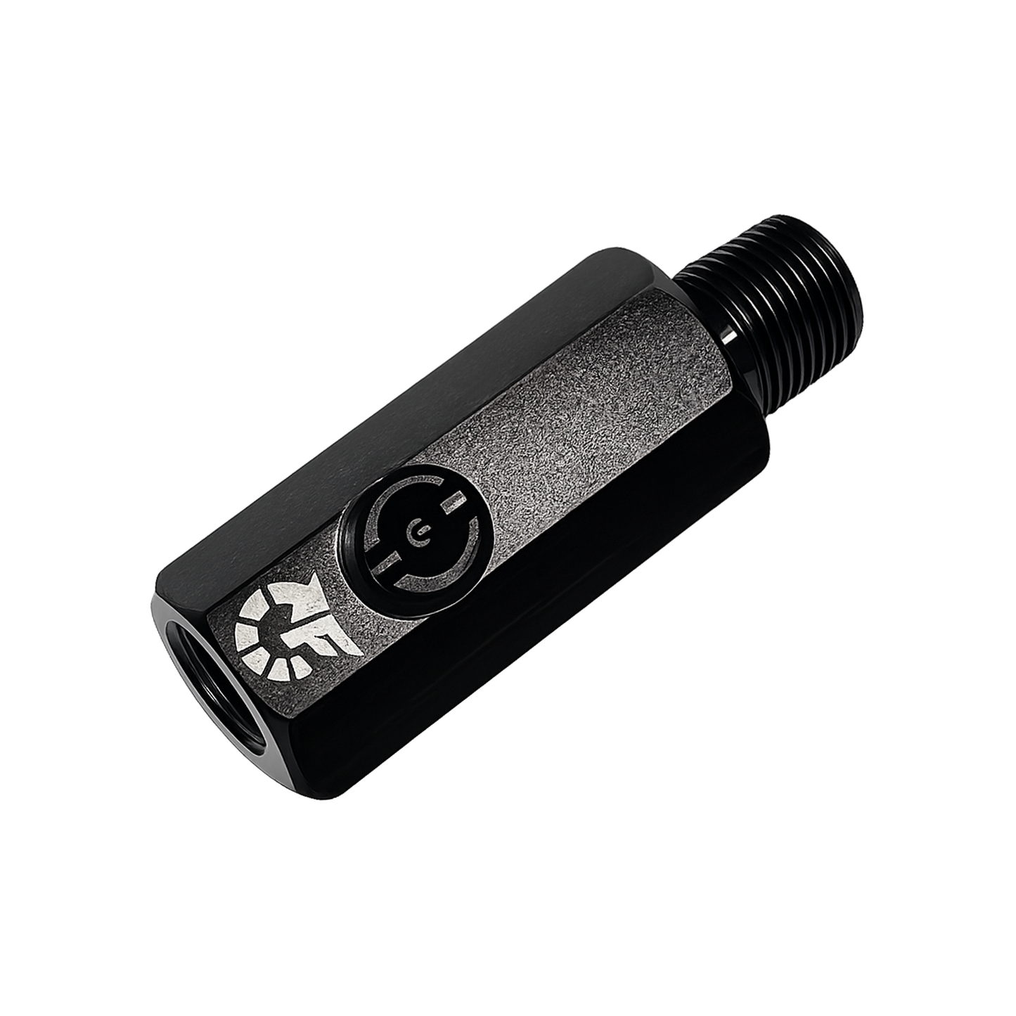 Flo Supply 1/8" NPT Male Swivel To 1/8" NPT Female Adapter With 1/8" NPT Port