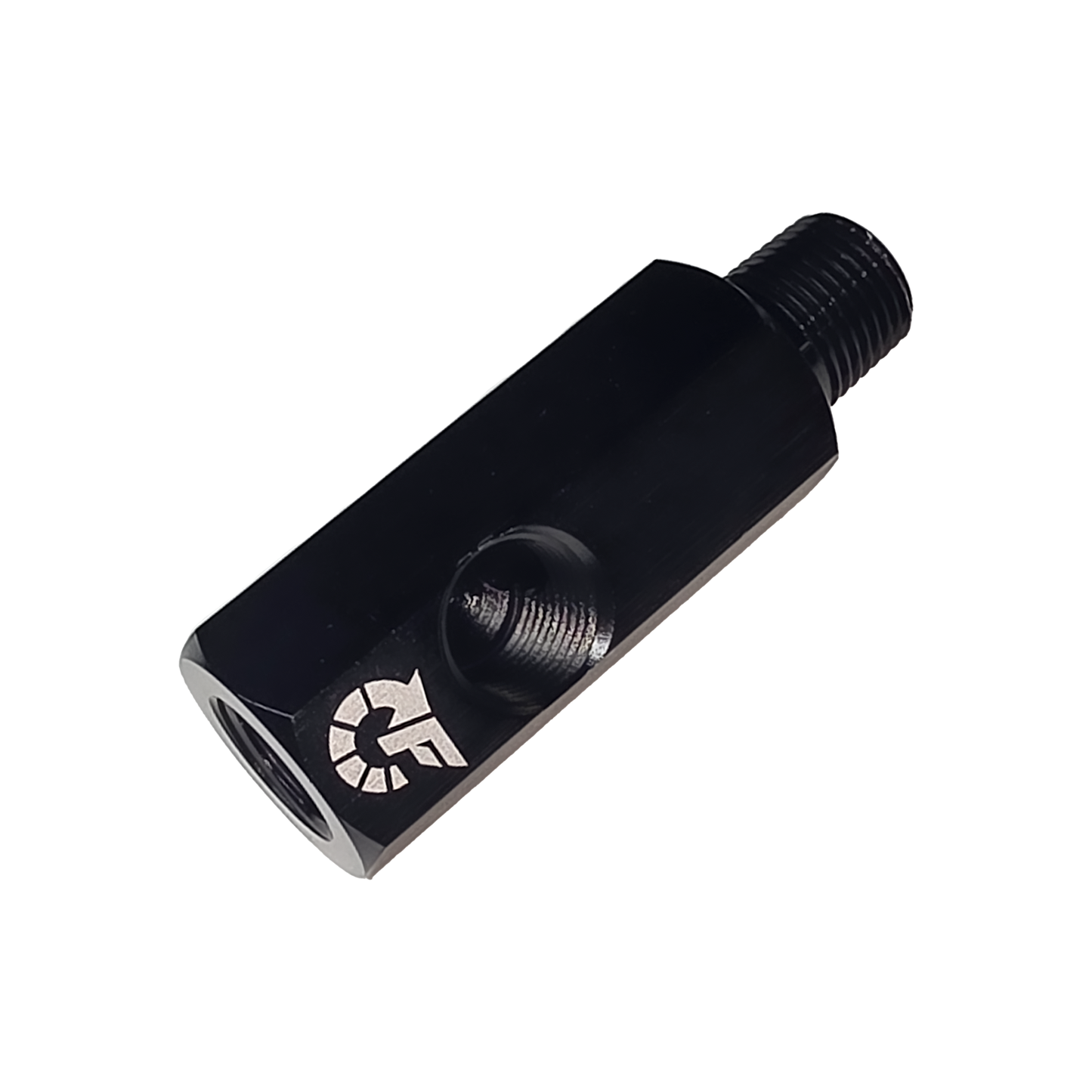 Flo Supply 1/8" NPT Male Swivel To 1/8" NPT Female Adapter With 1/8" NPT Port