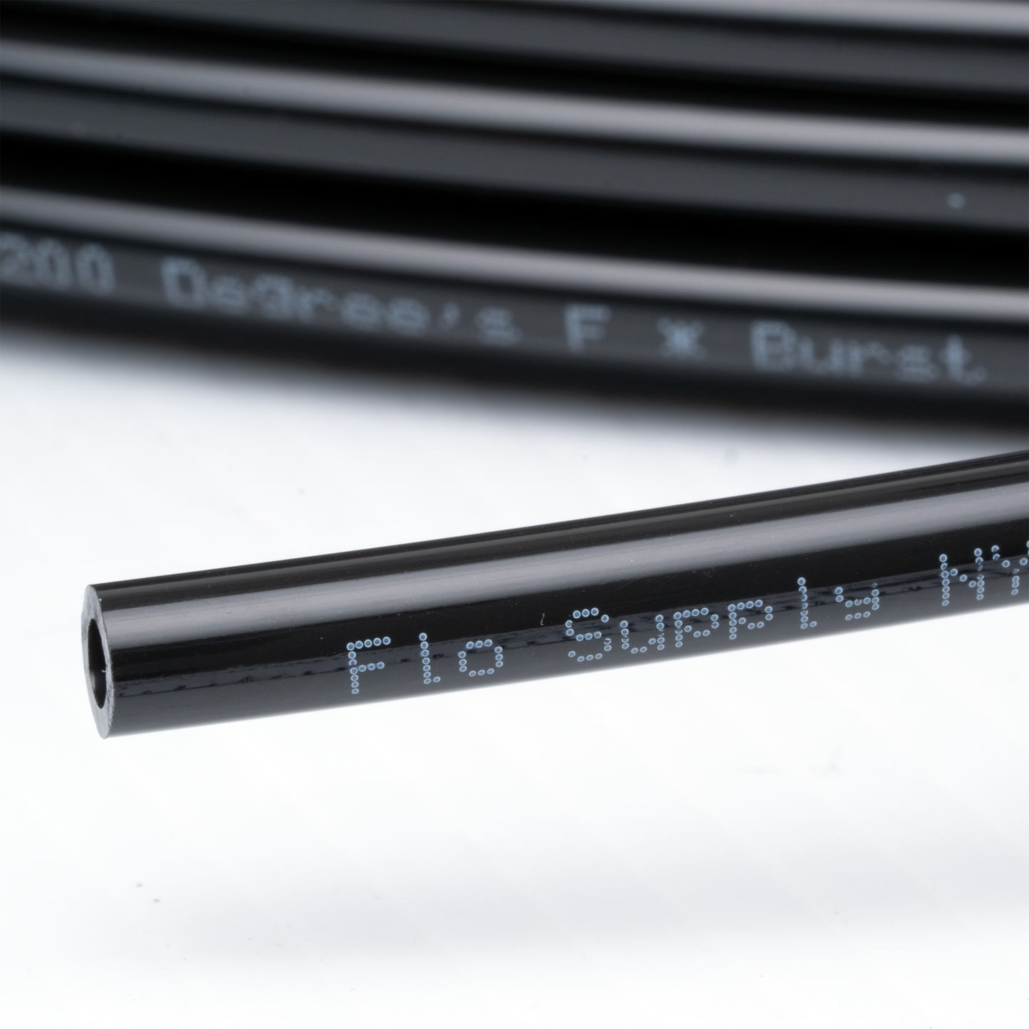 Flo Supply 1/4" High Temp Nylon Tubing - Black / Per Foot