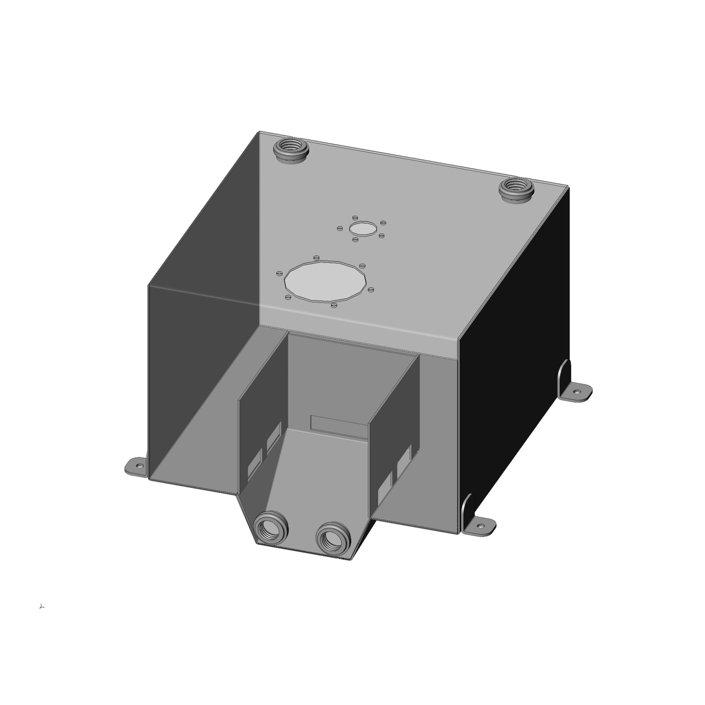 Flo Supply Universal Fuel Cell With Fuel Level Sensor - 10 Gallon/12AN Female ORB Bungs