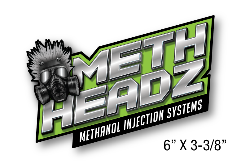 MethHeadz Promotional Decal - Contour Cut (6" x 3-3/4")