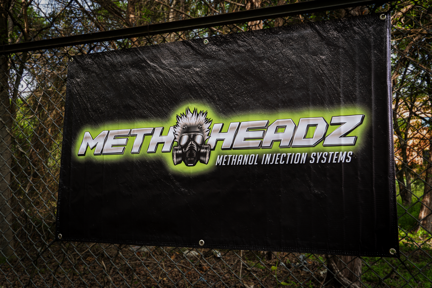 MethHeadz Banner - Black Background (3' x 5')