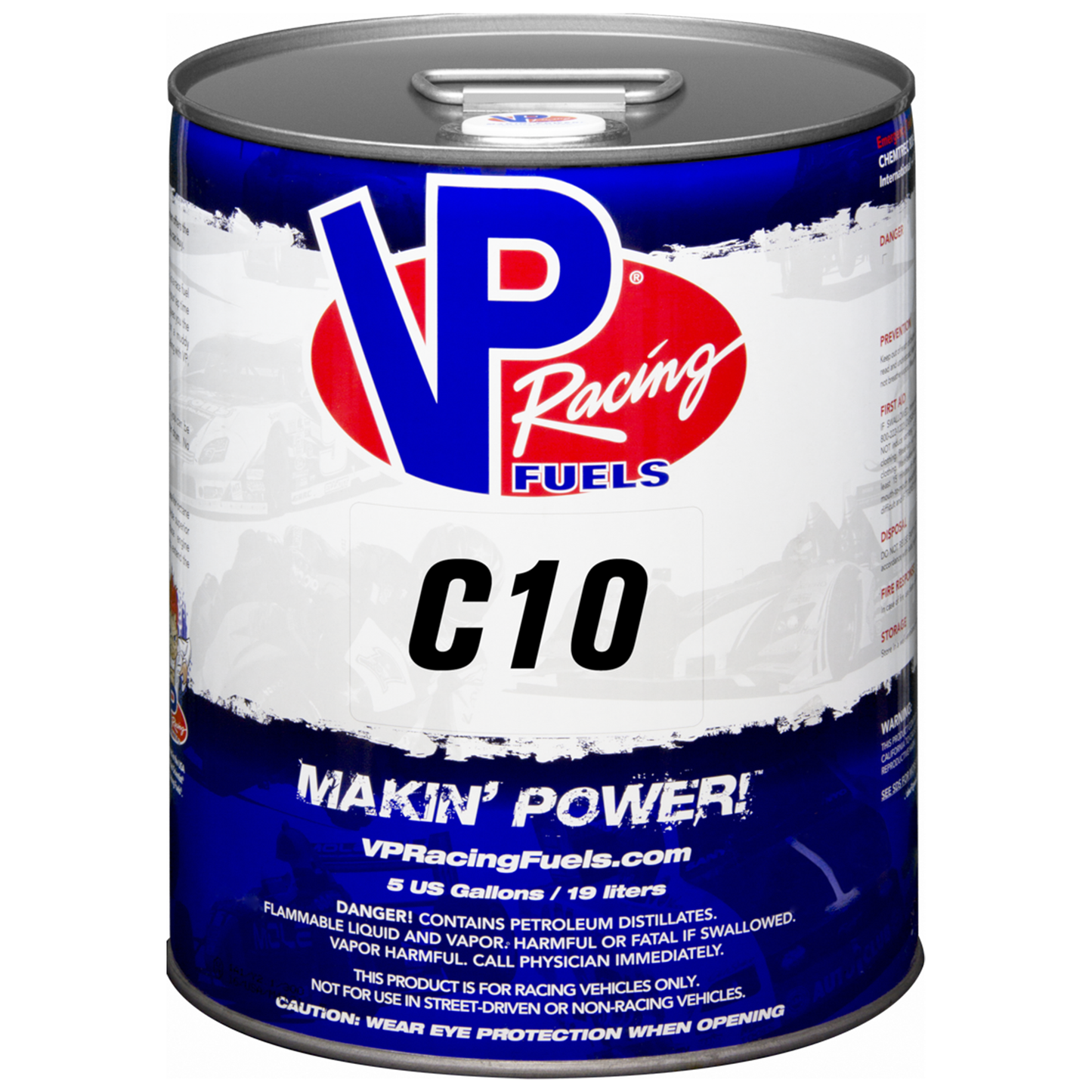 VP C10 Unleaded Race Fuel - 5 Gallon Pail ** Pick-Up Only **