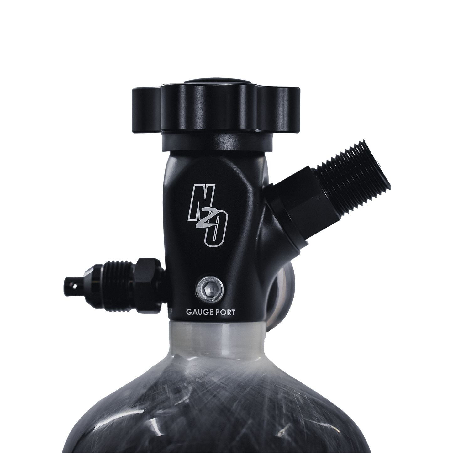 Flo Supply 4.5lb PowerFlow Sport Composite CO2 Bottle - Billet .355 ID Valve