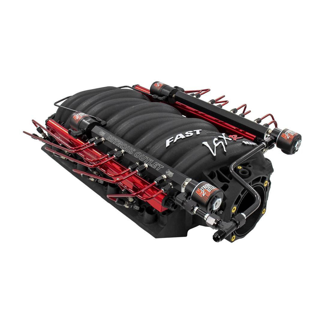 FAST LSX R 102mm intake equipped with a Single Stage Direct Port Nitro ...
