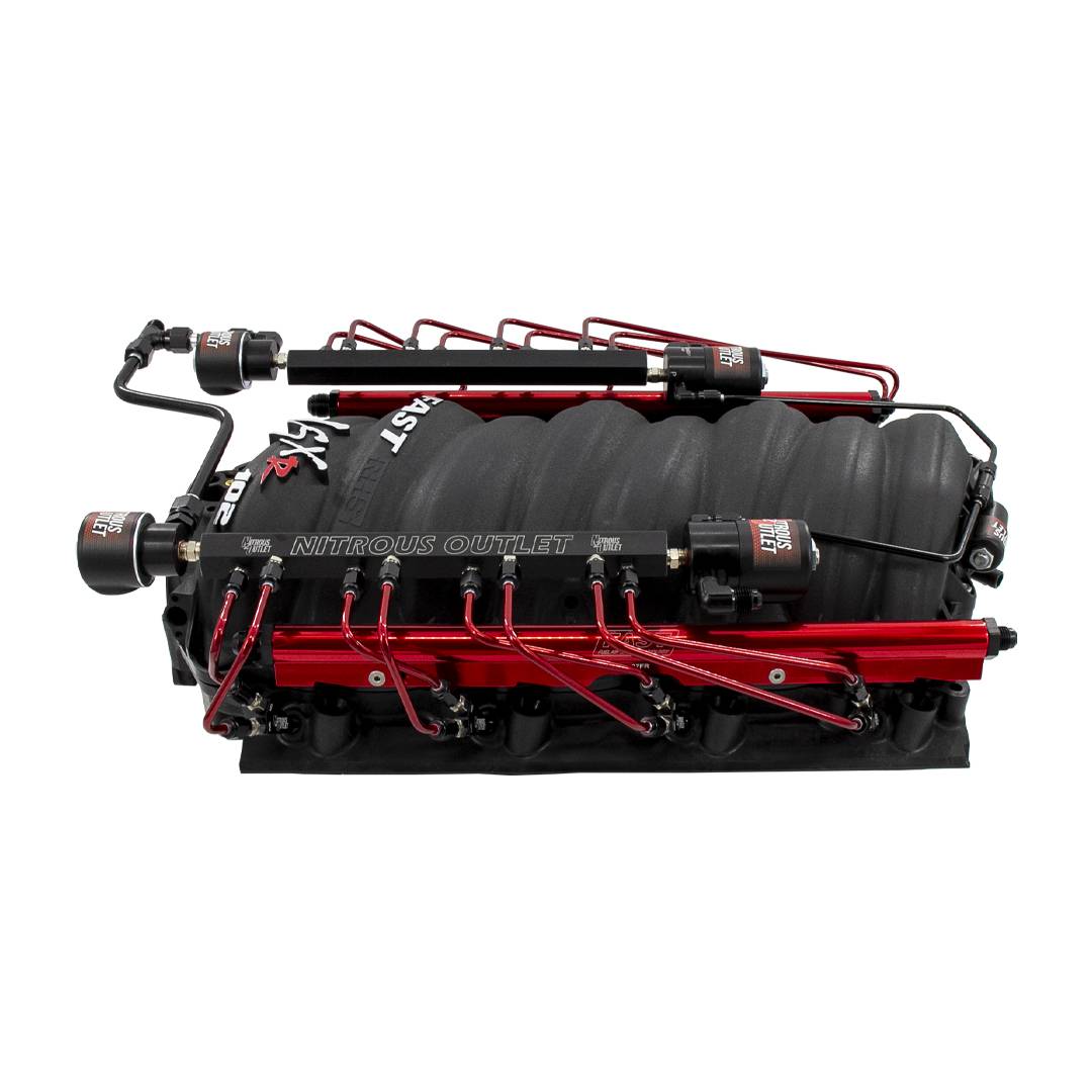 Lsx Fast Air Intake FAST LSX R 102mm intake equipped with a Single Stage Direct Port Nitro ...
