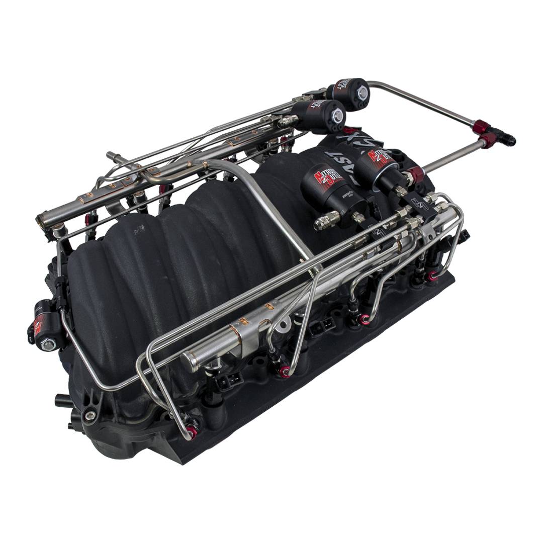 Ls2 Fast Intake FAST LSX R 102mm intake equipped with a Single Stage Direct Port Nitro ...