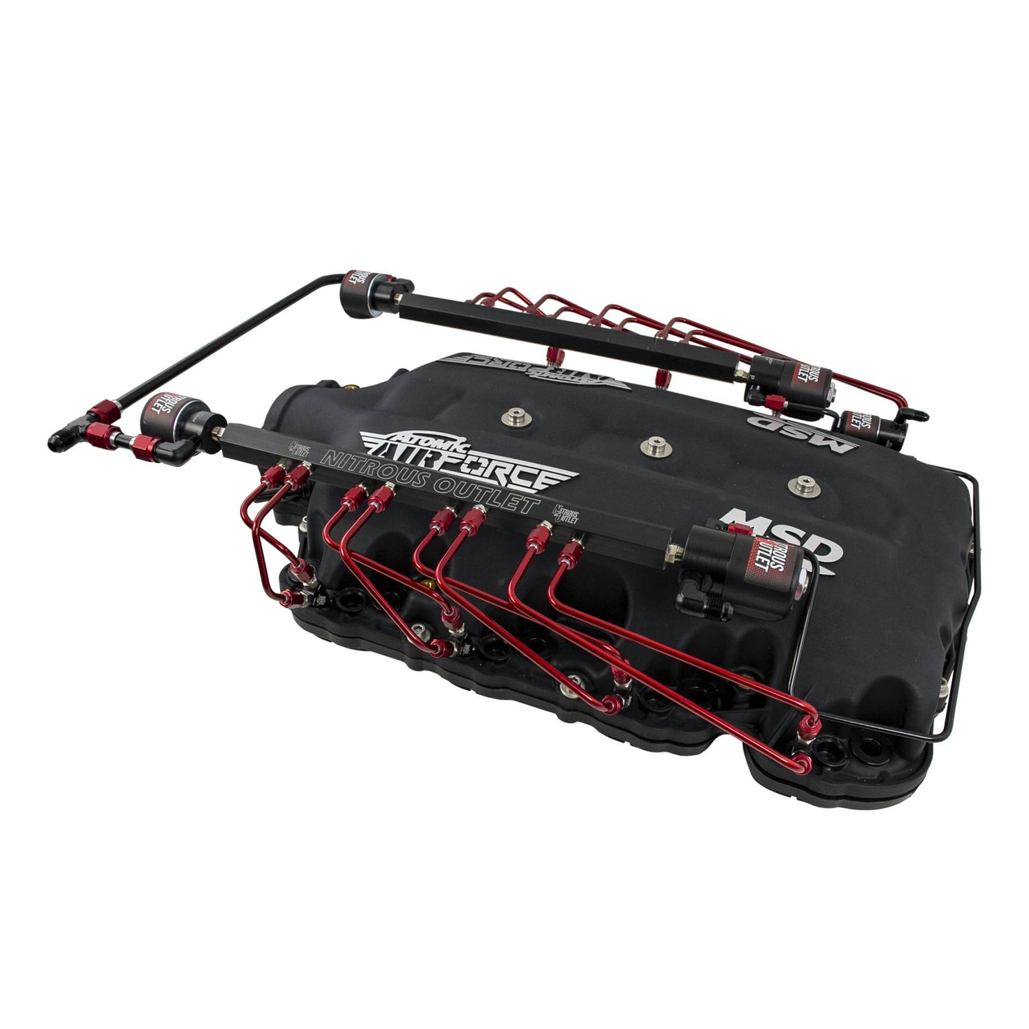 MSD Atomic AirForce intake equipped with a Single Stage Direct Port Ni ...