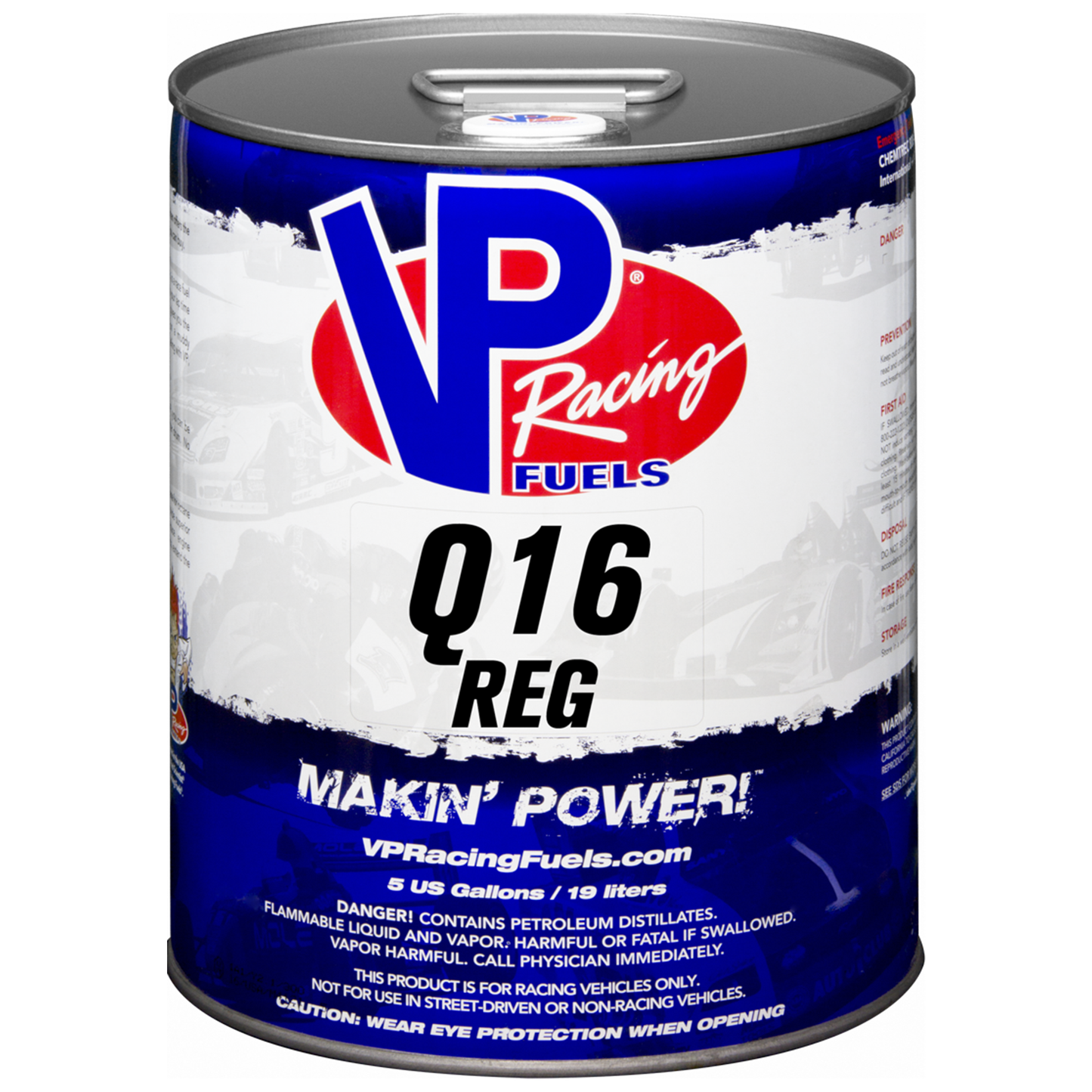 VP Q16 REG Leaded Race Fuel - 5 Gallon Pail ** Pick-Up Only **