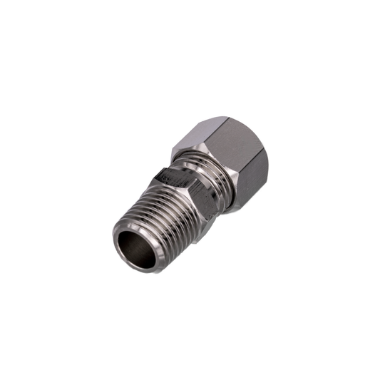 1/4" NPT Male x 3/8" Compression Straight Fitting
