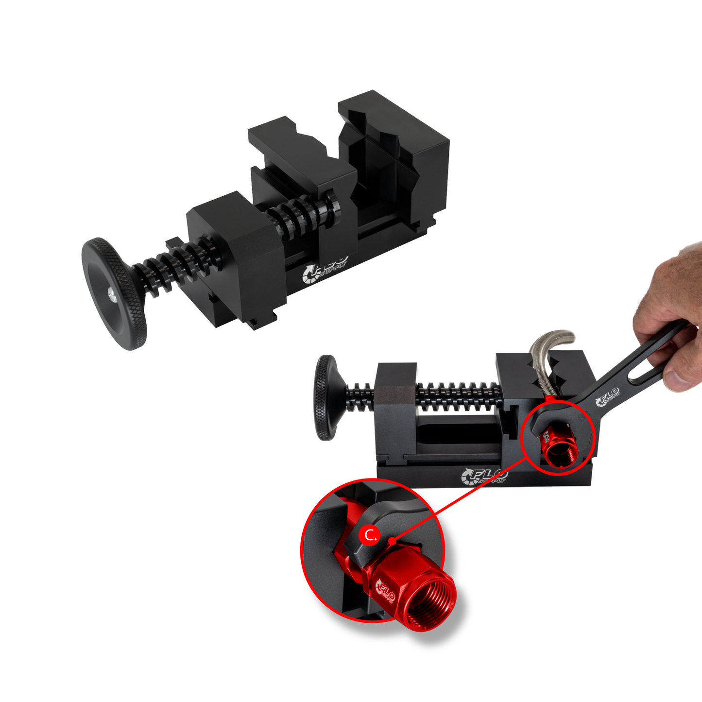 Hose End Installation Kit With Steel Jigs