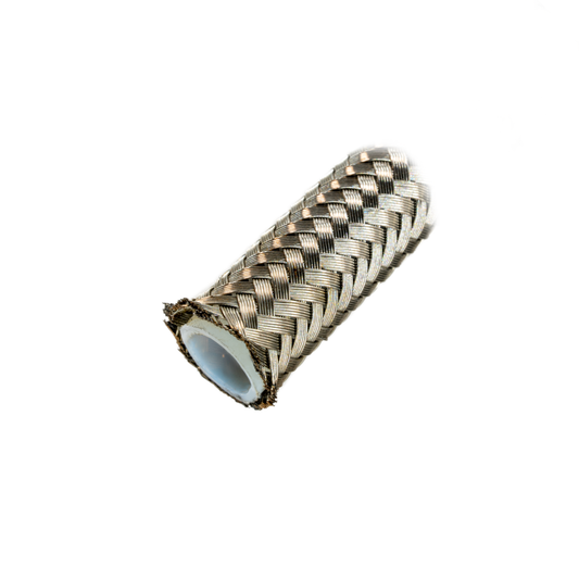 Stainless Steel Braided Hose - PTFE Liner - Per Foot