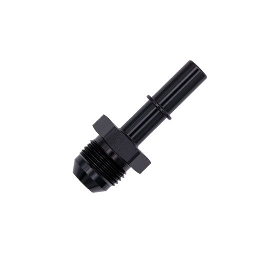 8AN x 3/8" Spring Lock Fuel Adapter - Male/Male