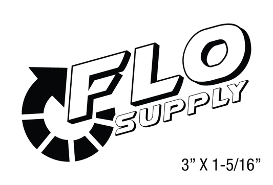 Flo Supply Decal - Die Cut (3" x 1-5/16")