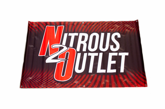 Nitrous Outlet Banner - Black & Red (3'x5')