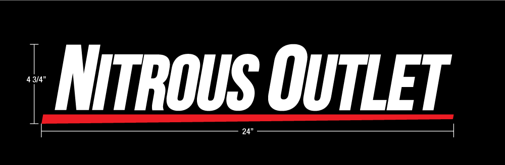 Nitrous Outlet Underline Logo Sticker