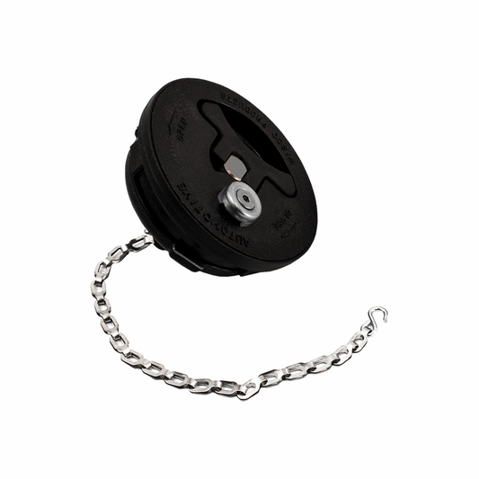 Nitrous Outlet Twist Lock Fuel Cell Cap - Black/Vented