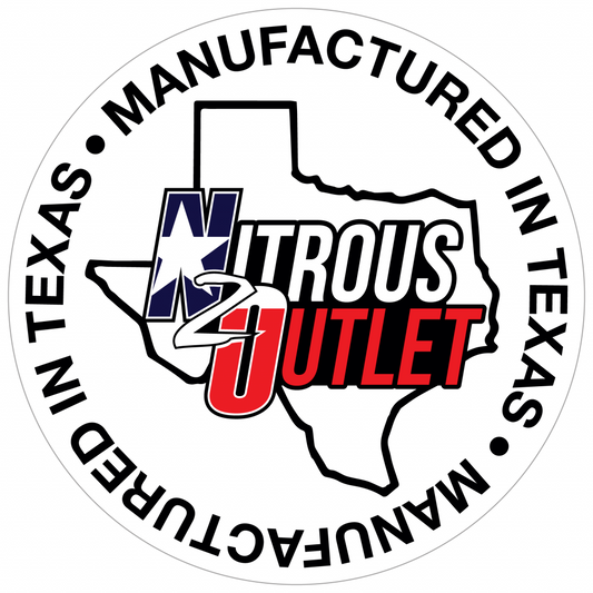 Nitrous Outlet Manufactured In Texas Sticker