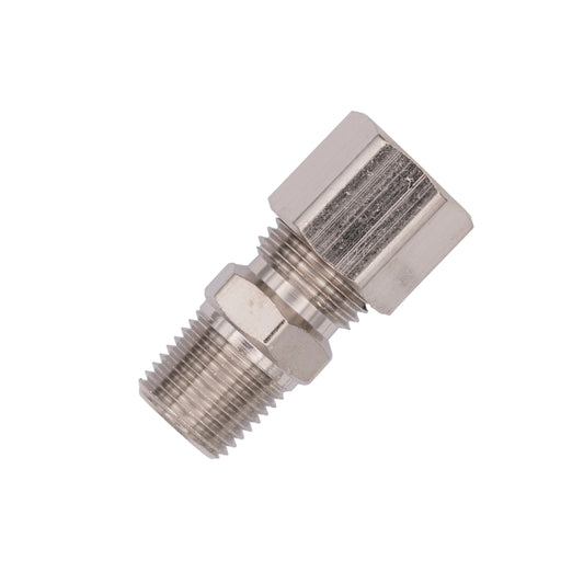 1/8" NPT Male x 1/4" Compression Straight Fitting